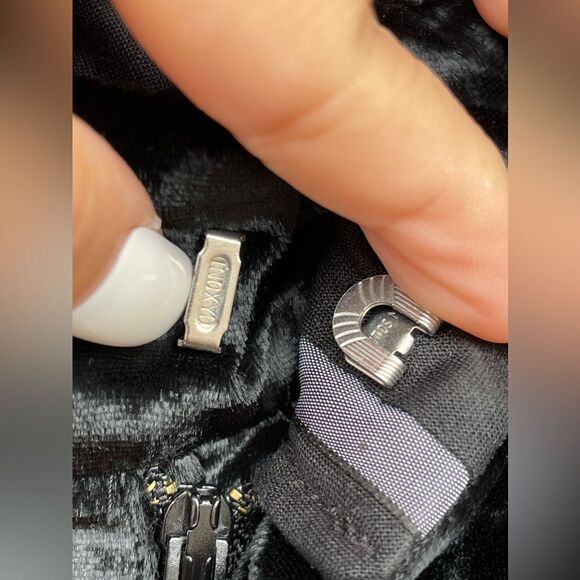 Philosophy Di Alberta Ferretti Black Velvet Trouser Pants Size 8 - Picture 10 of 16